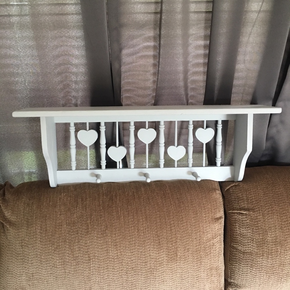 Painted Wood Shelf